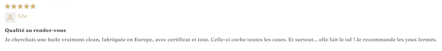 Témoignage d’un client sceptique conquis par l’huile CBD full spectrum 15 %, efficace contre l’anxiété et les troubles du sommeil.
